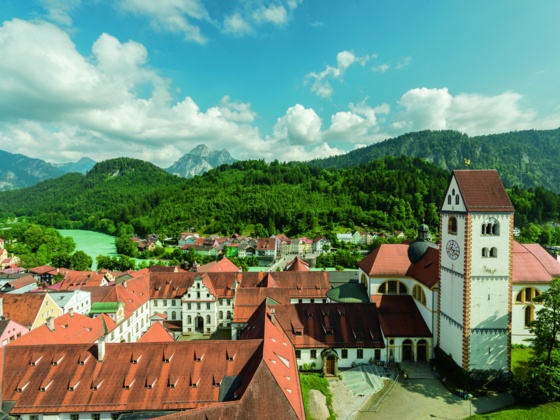 Fallturm im Hohen Schloss zu Füssen Aussicht