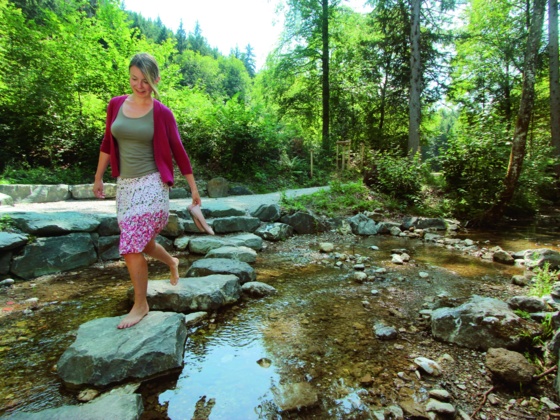 Pfad der Sinne in Bad Faulenbach