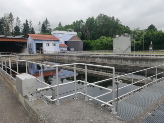 Klärbecken Abwasserverband Freistadt