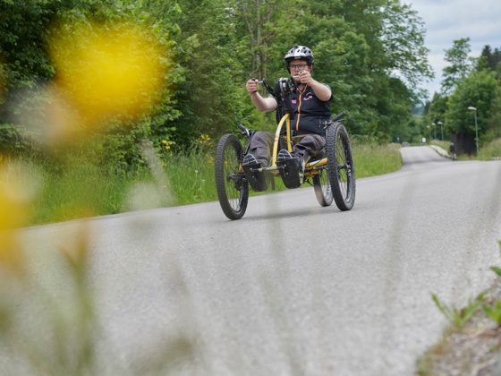 Barrierefrei Route - Handbikefahrer