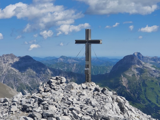 Gipfelkreuz des Spuller Schafberg