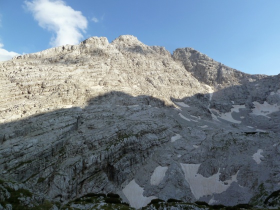Eiskogel und Kreuzreifhorn von der Hütte aus gesehen
