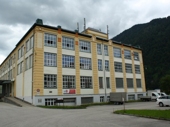 die ehemalige Spinnerei und Weberei Ebensee