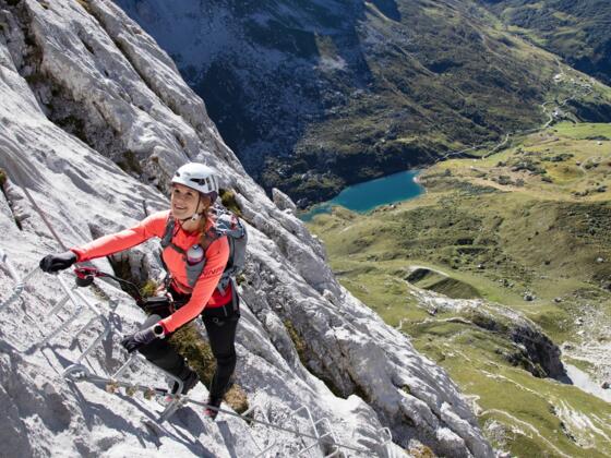 Klettersteig Partnunblick