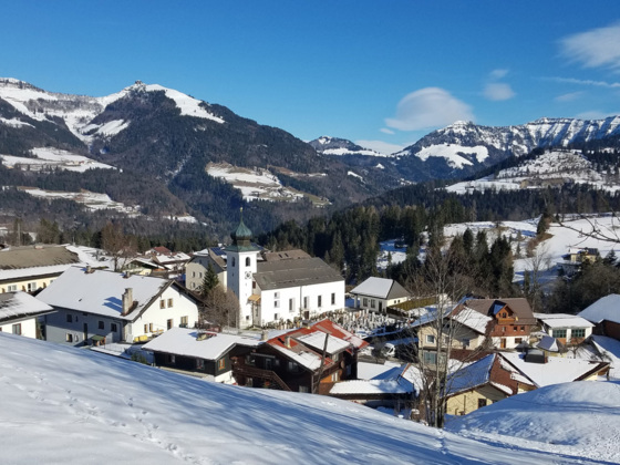 Der Rückweg nach St. Koloman.