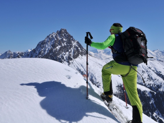 Gerstinger Joch, Blick zum Großen Rettenstein