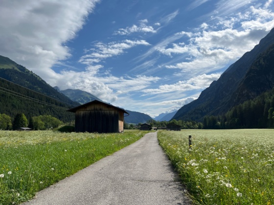 Lechradweg bei Steeg
