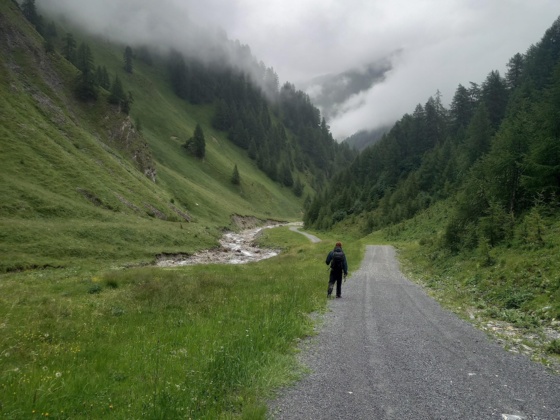Auf dem Weg von der Heidelbergerhütte nach Samnaun
