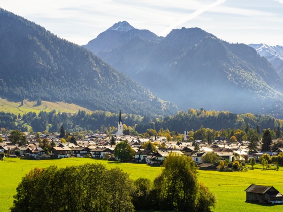 Blick auf Oberstdorf