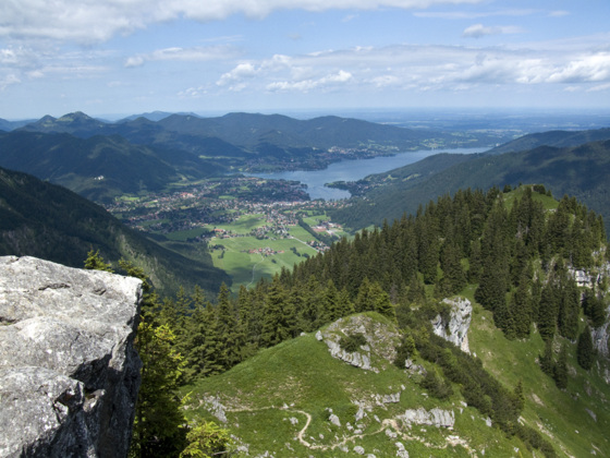 Gipfelschau auf den Tegernsee