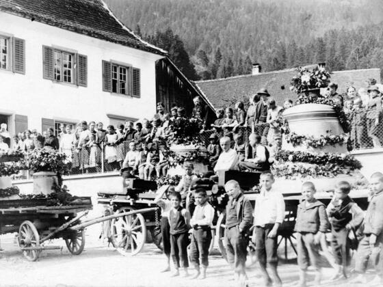 Ankunft der Glocken 1917