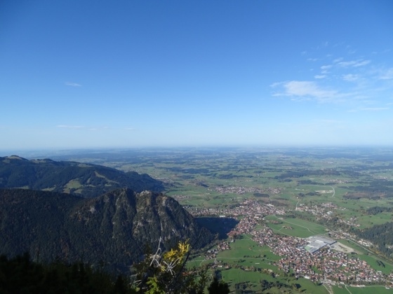 Blick vom Breitenberg auf Pfronten