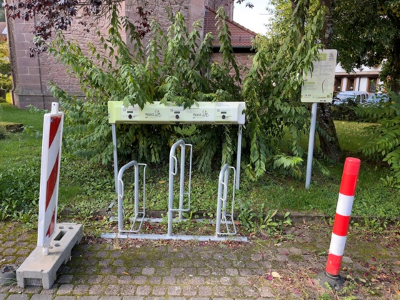 Wald erFahren kostenlose E-Bike Ladestation