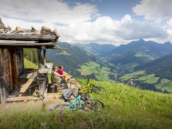 Hütte beim Bischoferjoch