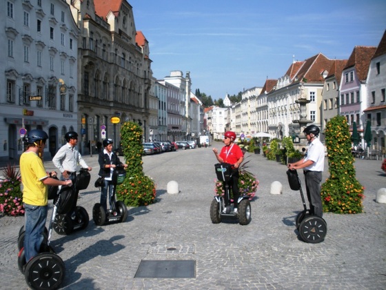 Segway am Stadtplatz Steyr