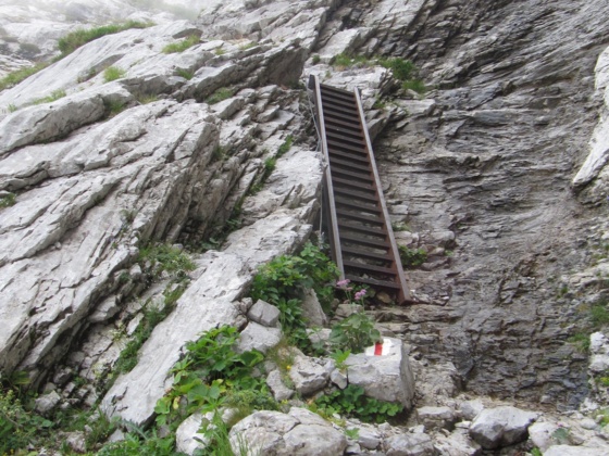 Abstieg durch das Schweizer Tor