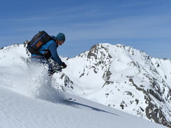 Abfahrt durch das Wilde Karl