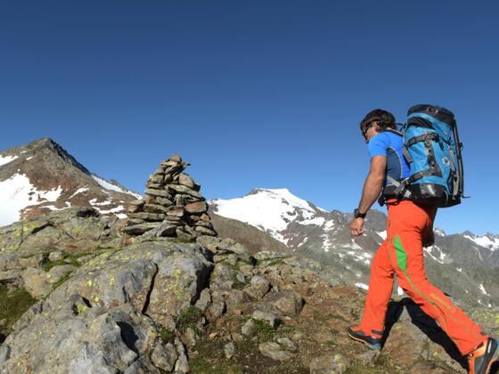 Anstieg vom Simmingjöchl zum Aperen Feuerstein