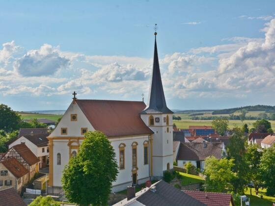 Dorfidylle in Untereßfeld