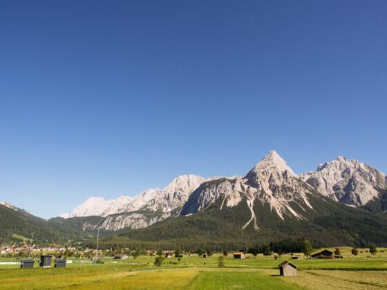Die Ehrwalder Sonnenspitze, von Lermoos aus