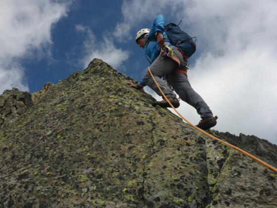 Vom 7. Stand in 8. Seillänge