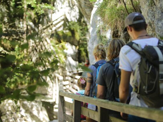 Wanderung durch die Innersbachklamm