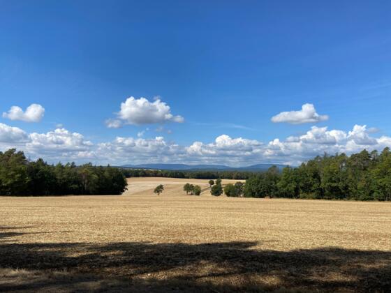 Rhön Panorama an der Extratour Strahlungen