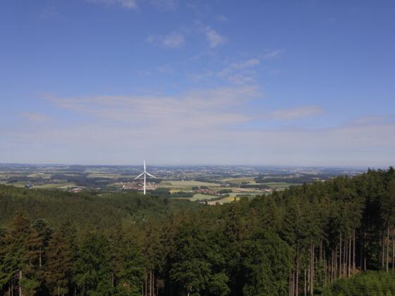 Ausblick von der Aussichtswarte Luisenhöhe
