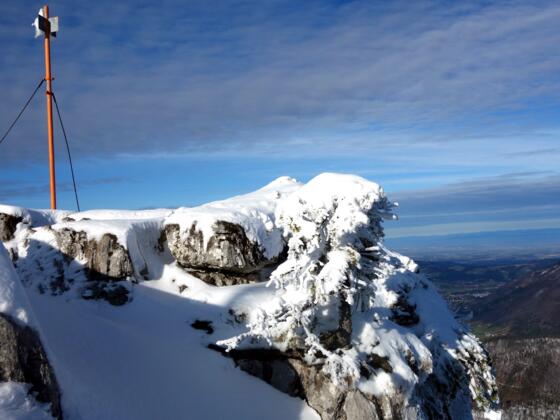 Nordgipfel Spitzplaneck ~1585m mit Stange 