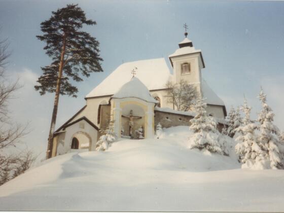 Sebalduskapelle am Heiligenstein im Winter