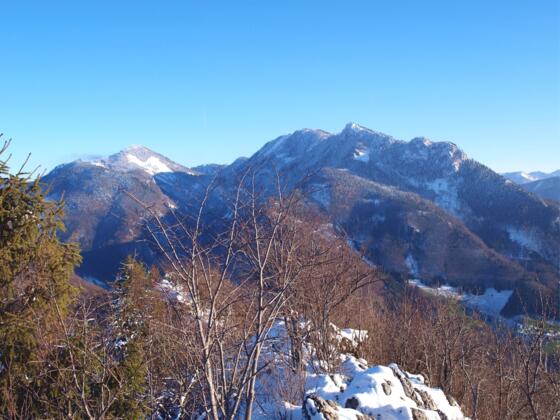 Landsberg 899m, Blick zum Dürren Eck
