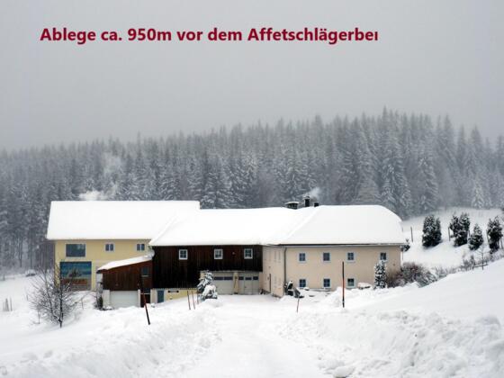 Affetschlägerberg mit Hof &quot;Ablege&quot;, Zufahrt nicht benützen!