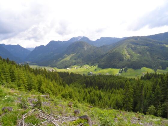 Ausblick auf Gosau