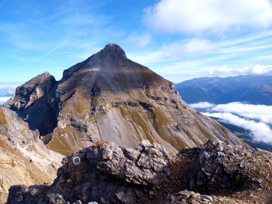 Serles 2717 m vom Grat Lämpermahdspitze