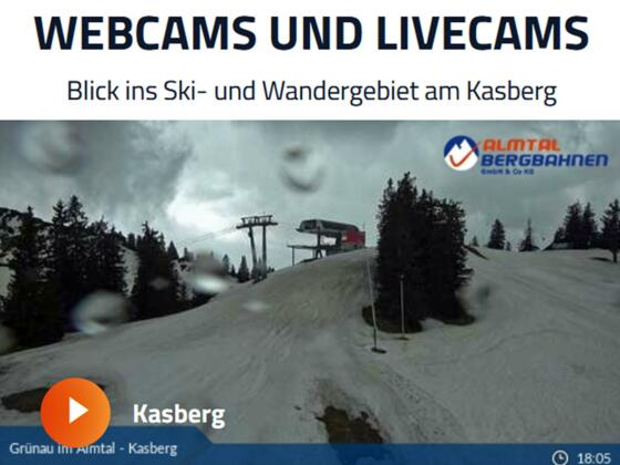 Webcam Kasberg Grünau im Almtal