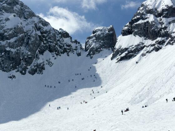 Der obere Bereich des Hochglückkars