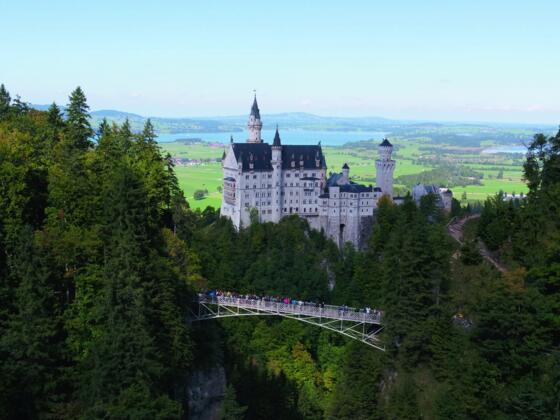 Marienbrücke vor Schloss Neuschwanstein