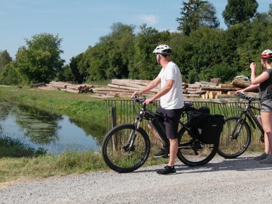 Unterwegs auf der Oberdorfer Radlrunde bei Bertoldshofen