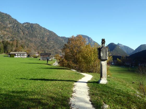 Die Pestsäule am Gsengsteig wurde im Jahr 1636 errichtet.
