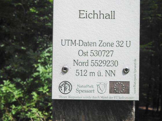 Wegweiserstandort Eichhall