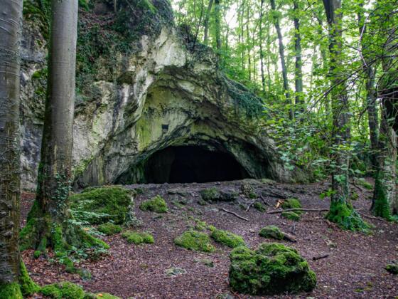 Der Eingang der Oswaldhöhle