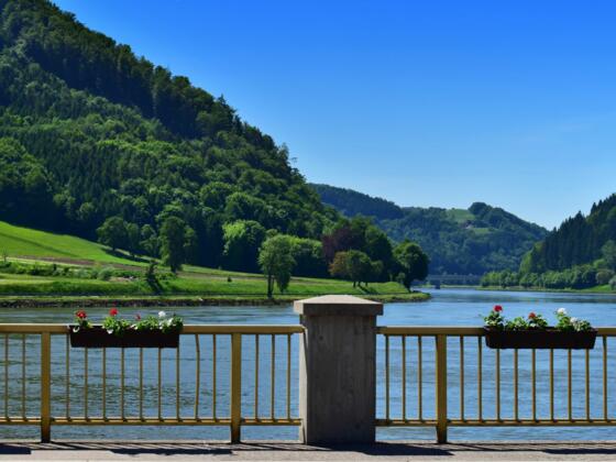 Grein Quay in Upper Austria