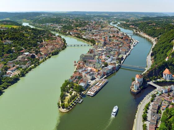 Passau Dreiflüsseeck