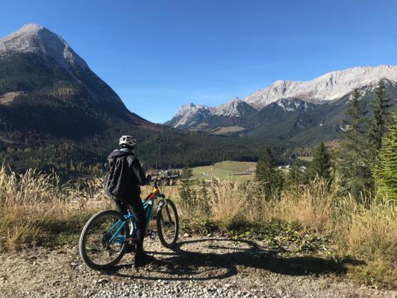 Blick von Hochmoos ins Gaistal