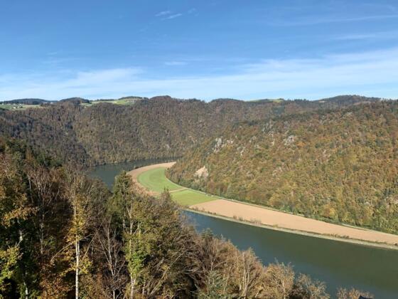 Die nördliche Donauschlinge bei Schlögen