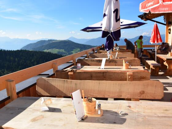 Norderbergalm Wildchönau Terrasse