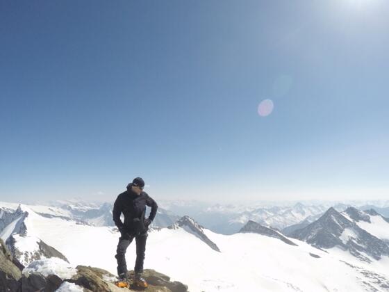 Dreiherrenspitze, Blick nach Südosten