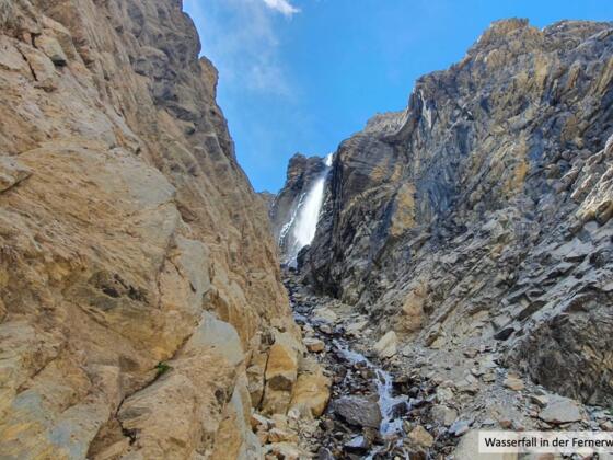 Wasserfall in der Fernerwand