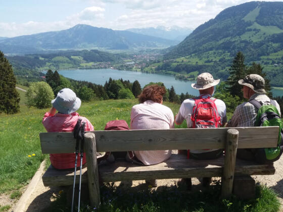 Schönes Wetter - schöne Aussicht - nette Leute.