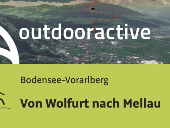 Trailrunning-Strecke in der Region Bodensee-Rheintal: Von Wolfurt nach Mellau